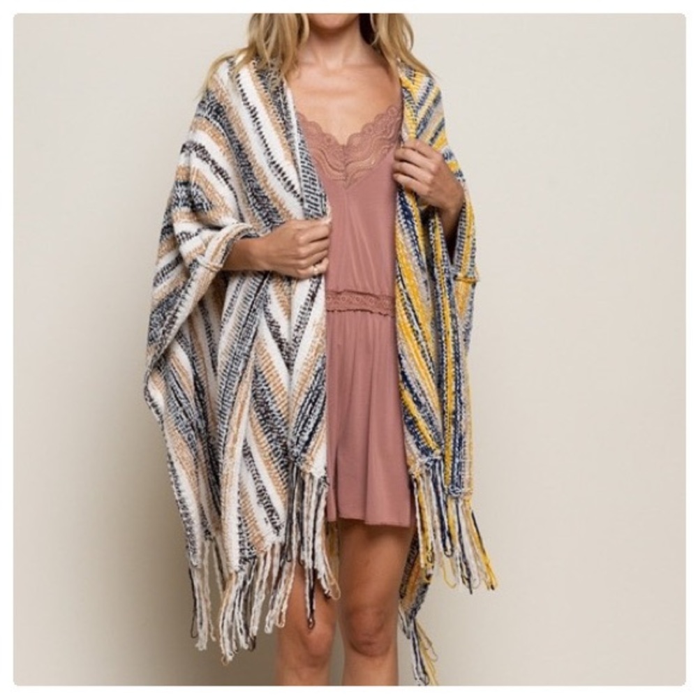 POL Stripe a Pose Shawl Combo - Picture 6 of 12